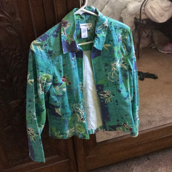 Jacket turquoise blue - Picture 1 of 3